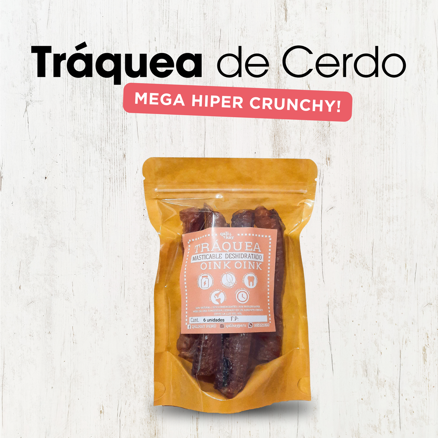 Tráquea de Cerdo (5 unidades)